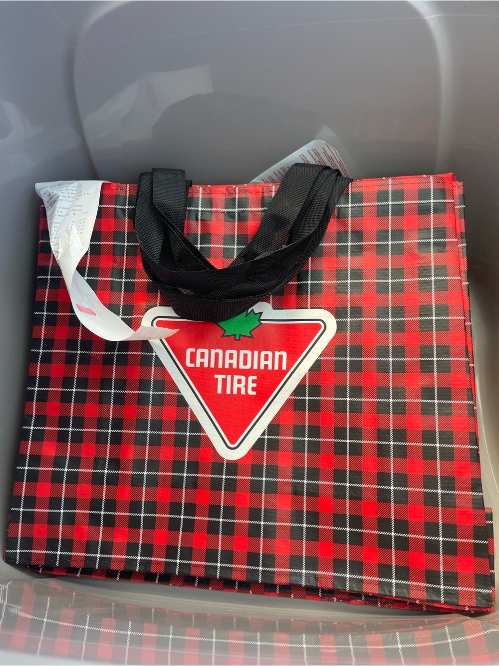 Canadian tire bag